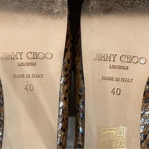 Jimmy choo peeptoe sling backs high heels